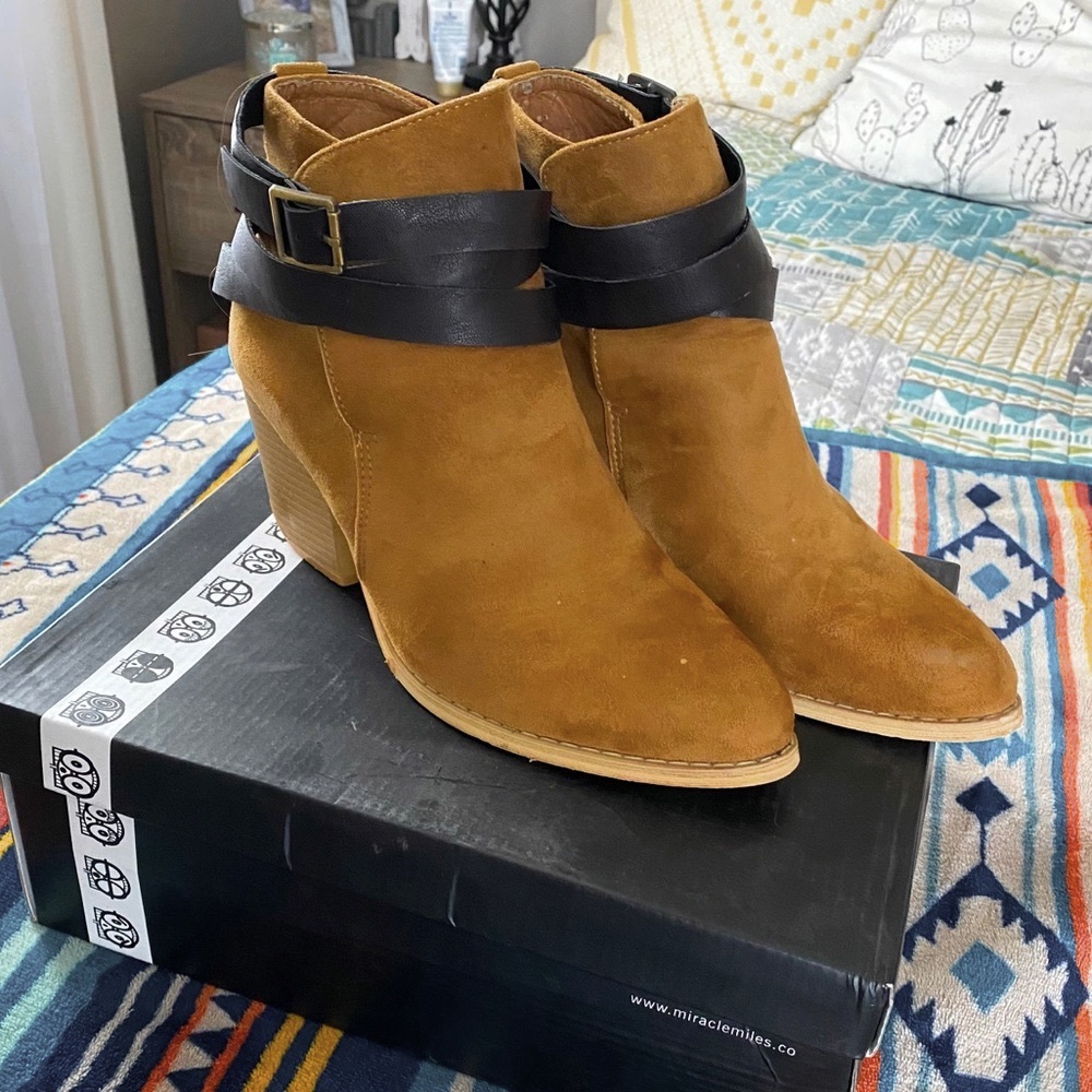 Tan Booties